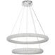 Bowen 2 Light 32 inch Chrome Chandelier Ceiling Light
