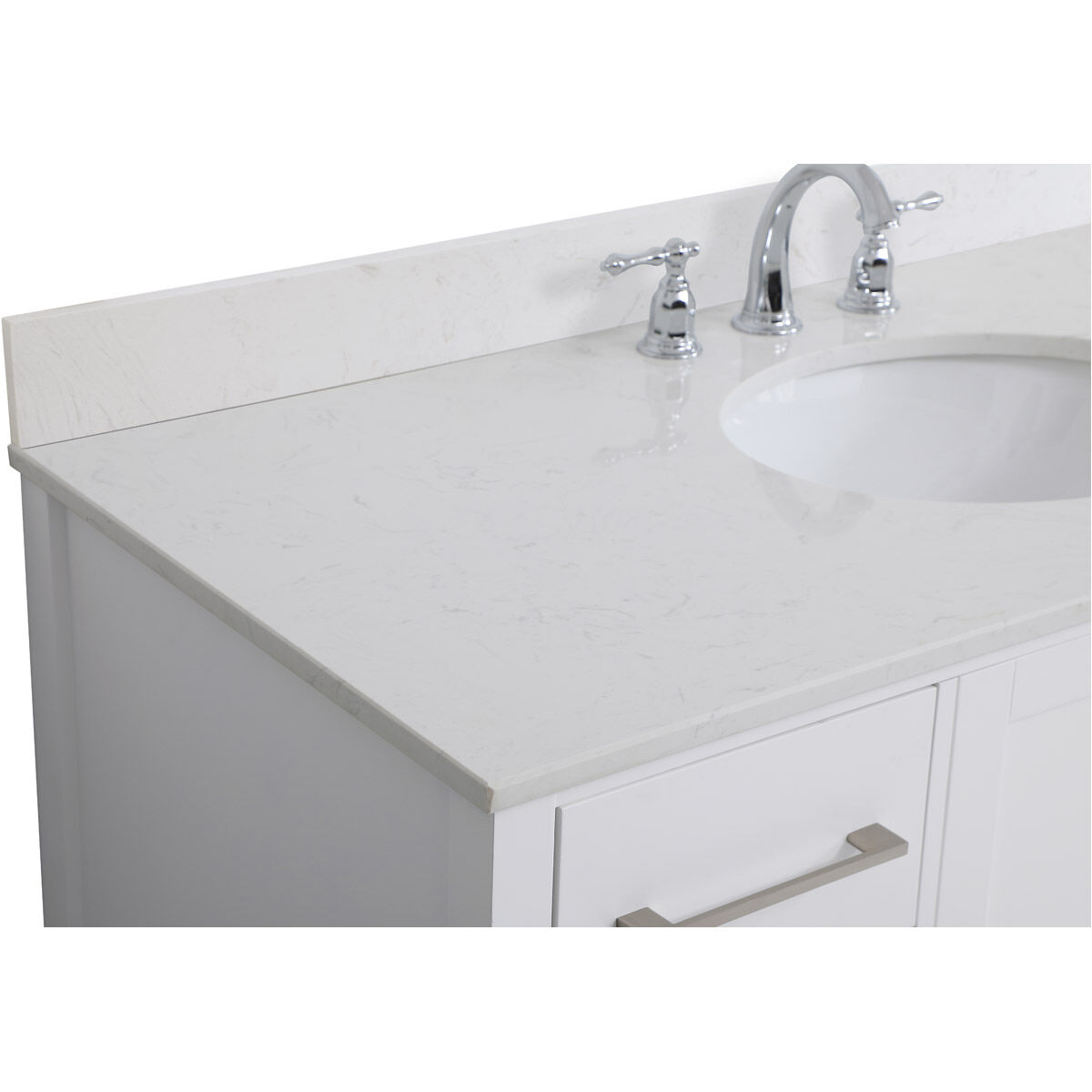 Irene 48 X 22 X 34 inch White Vanity Sink Set