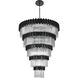 Willow 43 Light 59 inch Black Chandelier Ceiling Light
