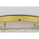 Bowen 1 Light 26 inch Satin Gold Flush Mount Ceiling Light