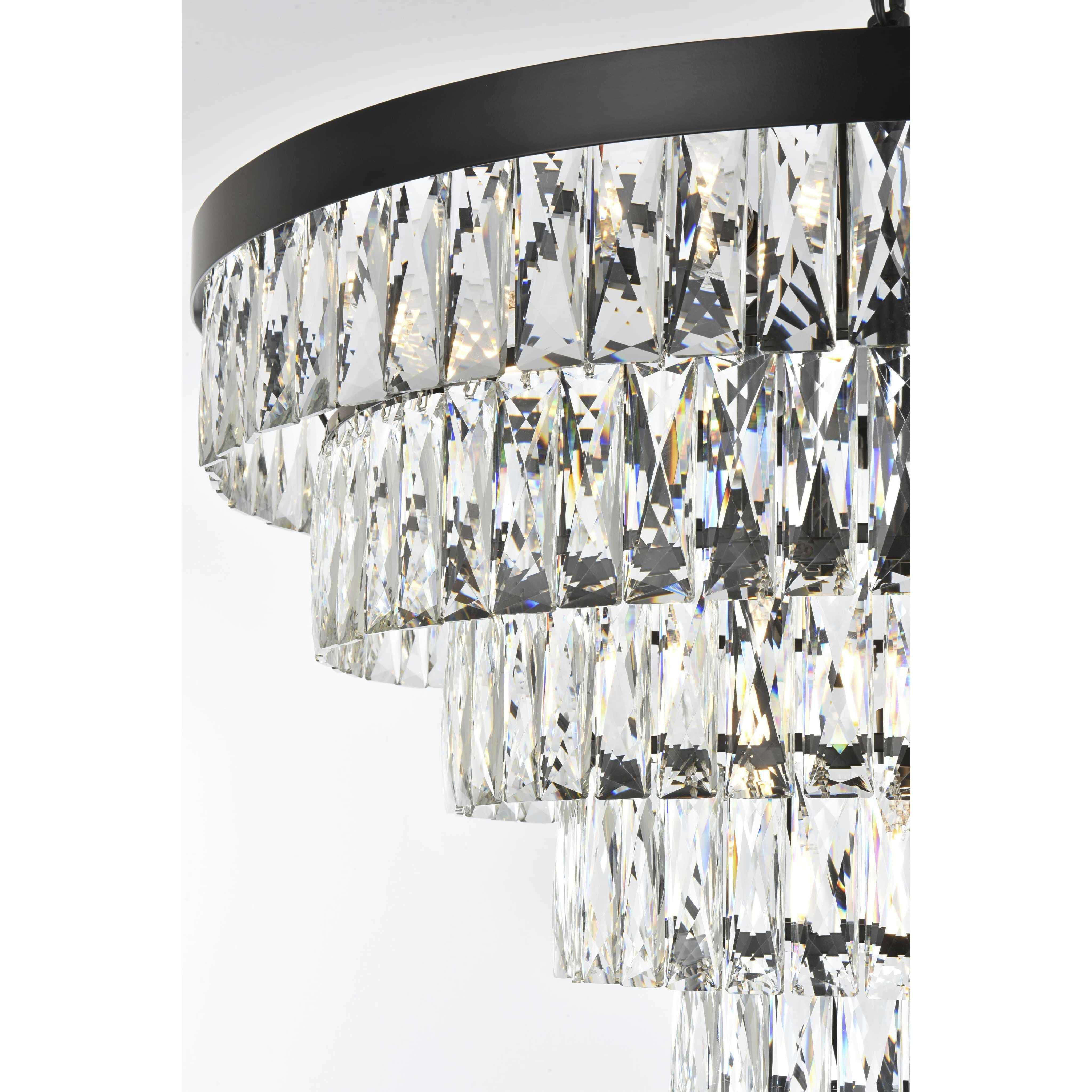 Josephine 13 Light 27.5 inch Black Chandelier Ceiling Light