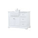 Franklin 42 X 22 X 35 inch White Bathroom Vanity Cabinet