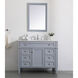 Park Avenue 42 X 21.5 X 35 inch Grey Vanity Sink Set in Gray