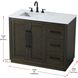 Chase 42 X 34 inch Chocolate Oak Bathroom Vanity Cabinet