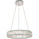 Monroe LED 18 inch Chrome Pendant Ceiling Light