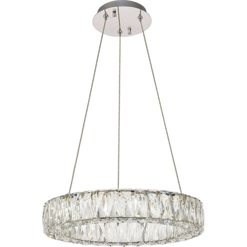 Monroe LED 18 inch Chrome Pendant Ceiling Light
