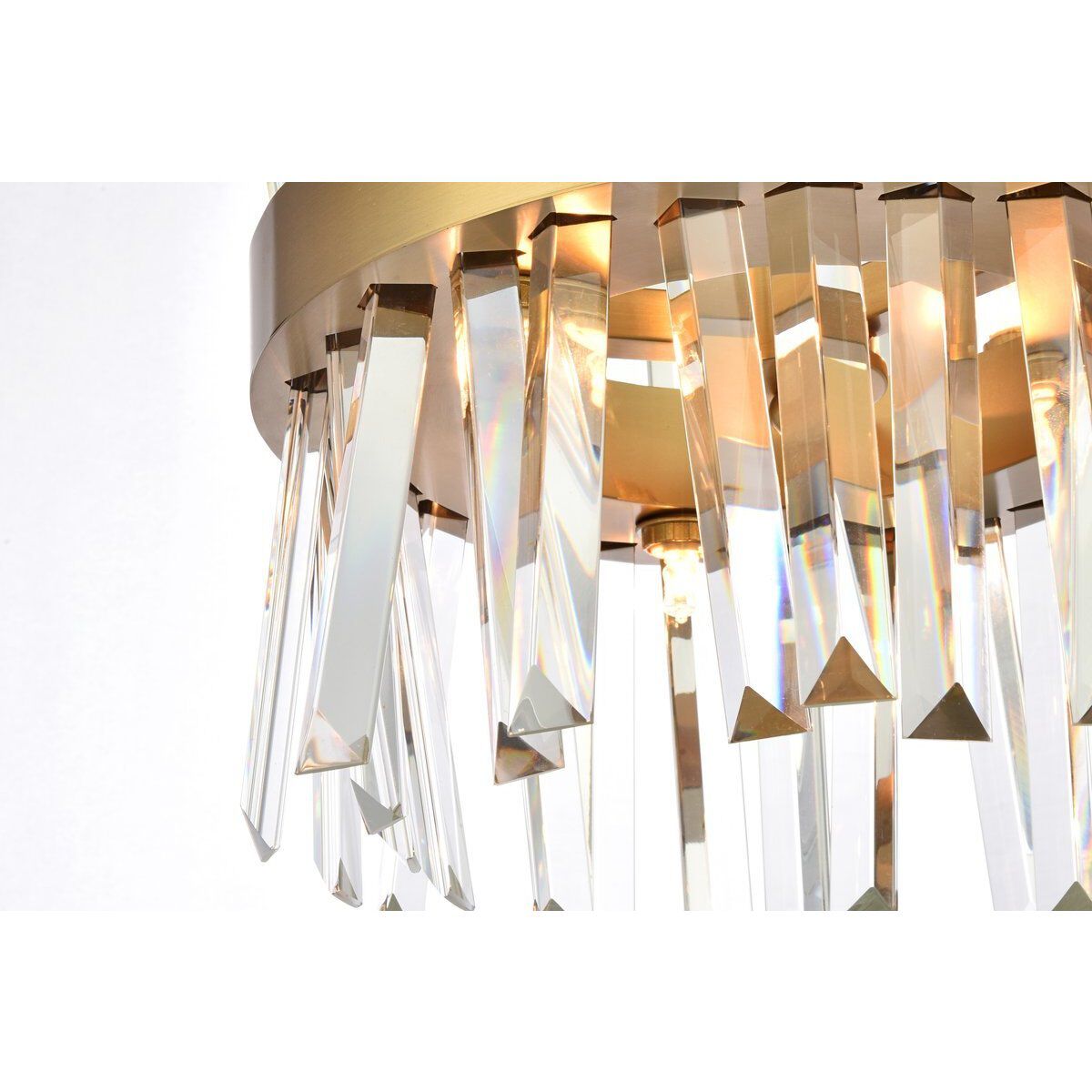 Serephina 6 Light 12 inch Satin Gold Pendant Ceiling Light