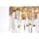 Serephina 6 Light 12 inch Satin Gold Pendant Ceiling Light