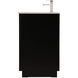 Hayes 54 X 22 X 35 inch Black Vanity Sink Set