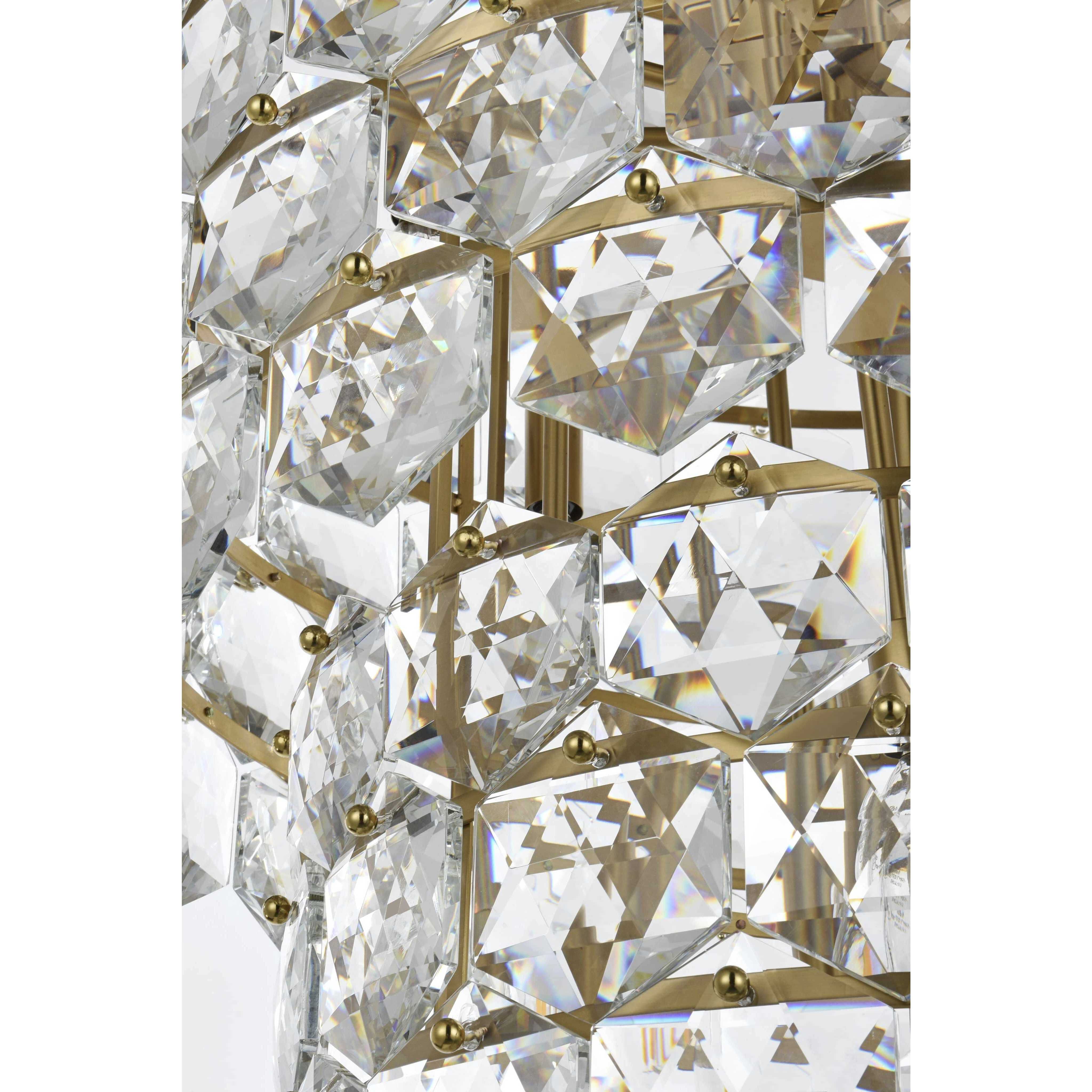 Adaline 26 Light 24 inch Satin Gold Chandelier Ceiling Light