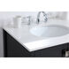 Irene 42 X 22 X 34 inch Black Vanity Sink Set