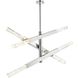 Ari 6 Light 10 inch Chrome Pendant Ceiling Light