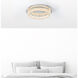 Bowen 1 Light 22 inch Chrome Flush Mount Ceiling Light