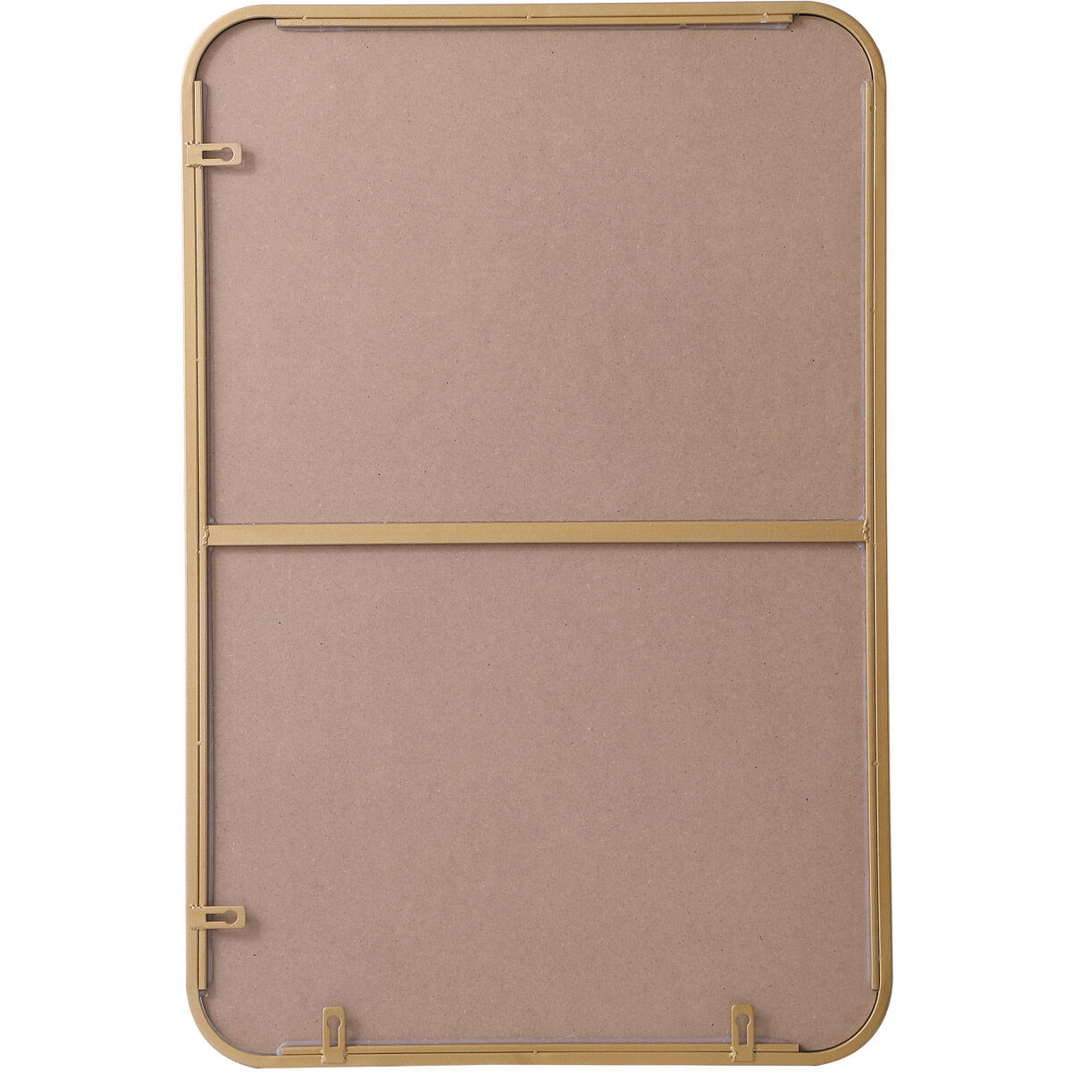 Evermore 30 X 20 inch Brass Mirror