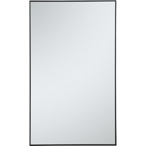 Monet 60 X 36 inch Black Wall Mirror