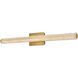 Bowen 1 Light 36 inch Satin Gold Wall Sconce Wall Light