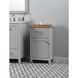 Adian Grey Bathroom Storage Cabinet