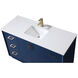 Hayes 54 X 22 X 35 inch Blue Vanity Sink Set