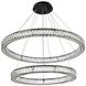 Monroe 2 Light 42 inch Black Pendant Ceiling Light