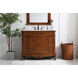Danville 42 X 21 X 36 inch Teak Vanity Sink Set