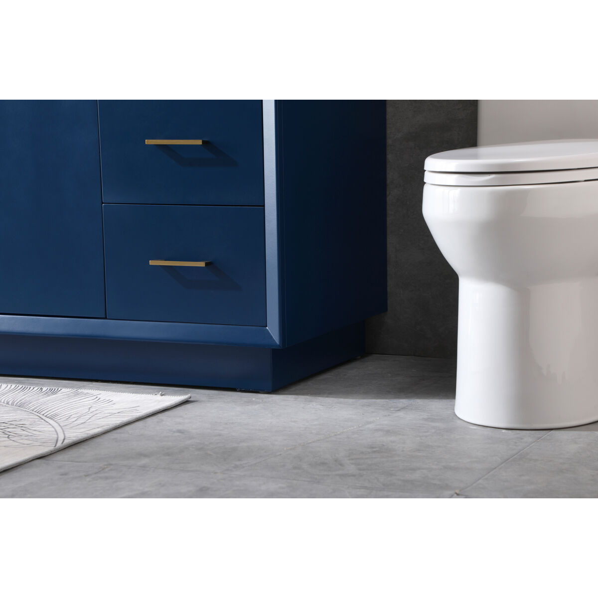 Hayes 60 X 22 X 35 inch Blue Vanity Sink Set