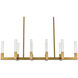 Noemi 10 Light 12 inch Satin Gold Pendant Ceiling Light