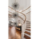 Vera 90 Light 50 inch Black Chandelier Ceiling Light