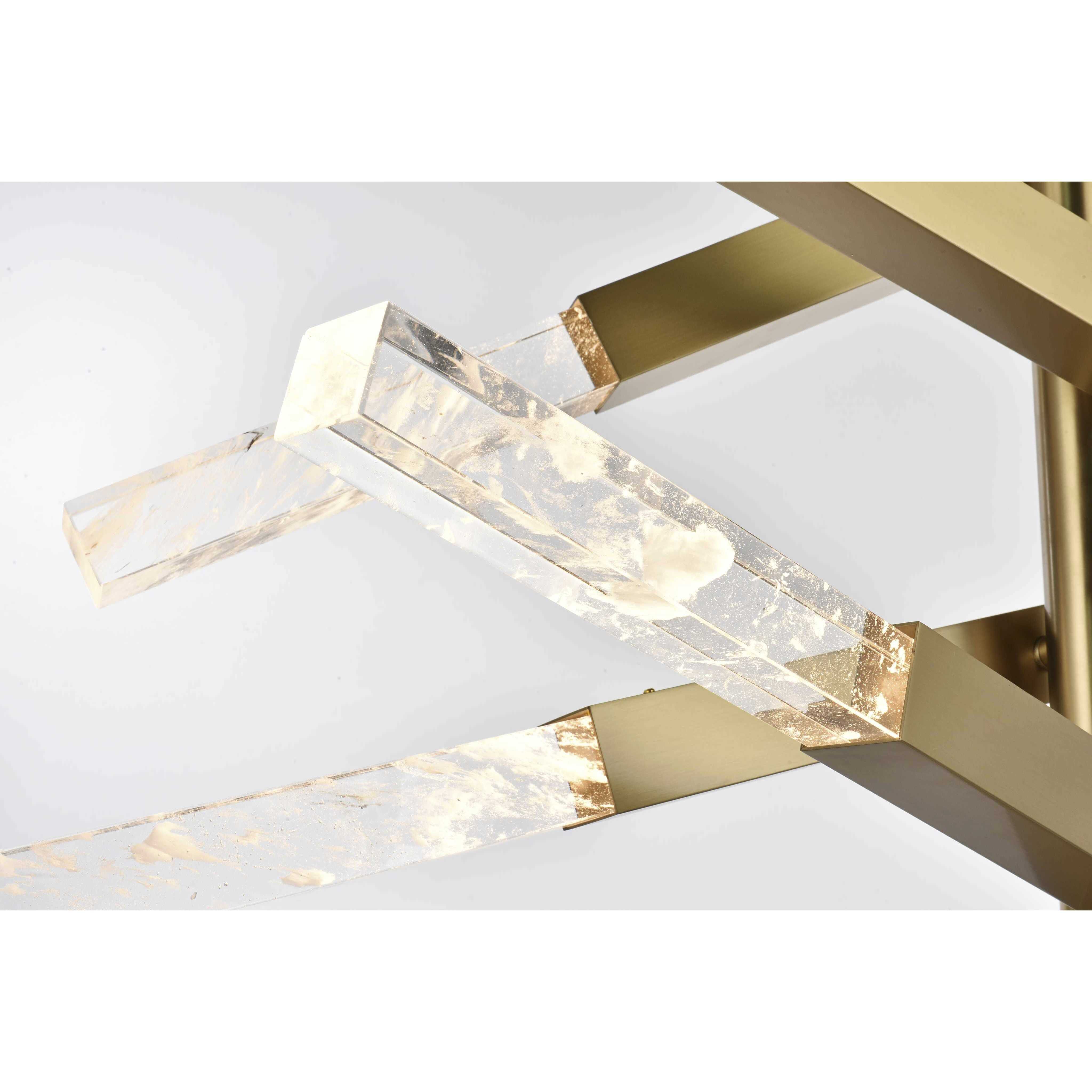 Ari 12 Light 17.5 inch Satin Gold Pendant Ceiling Light