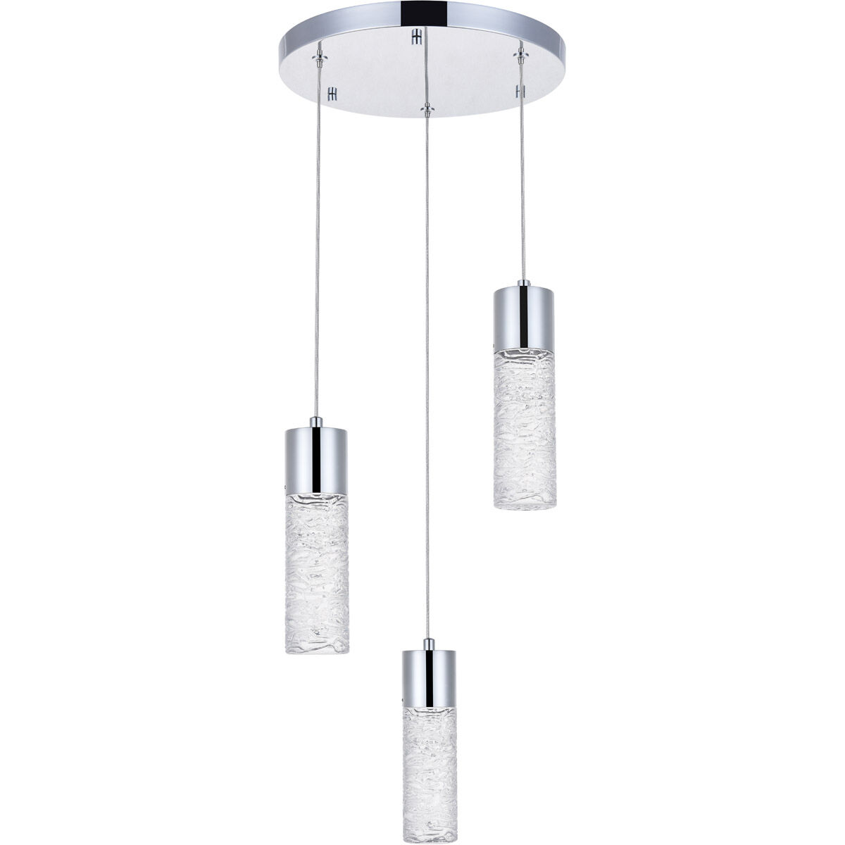 Constellation LED 12 inch Chrome Pendant Ceiling Light