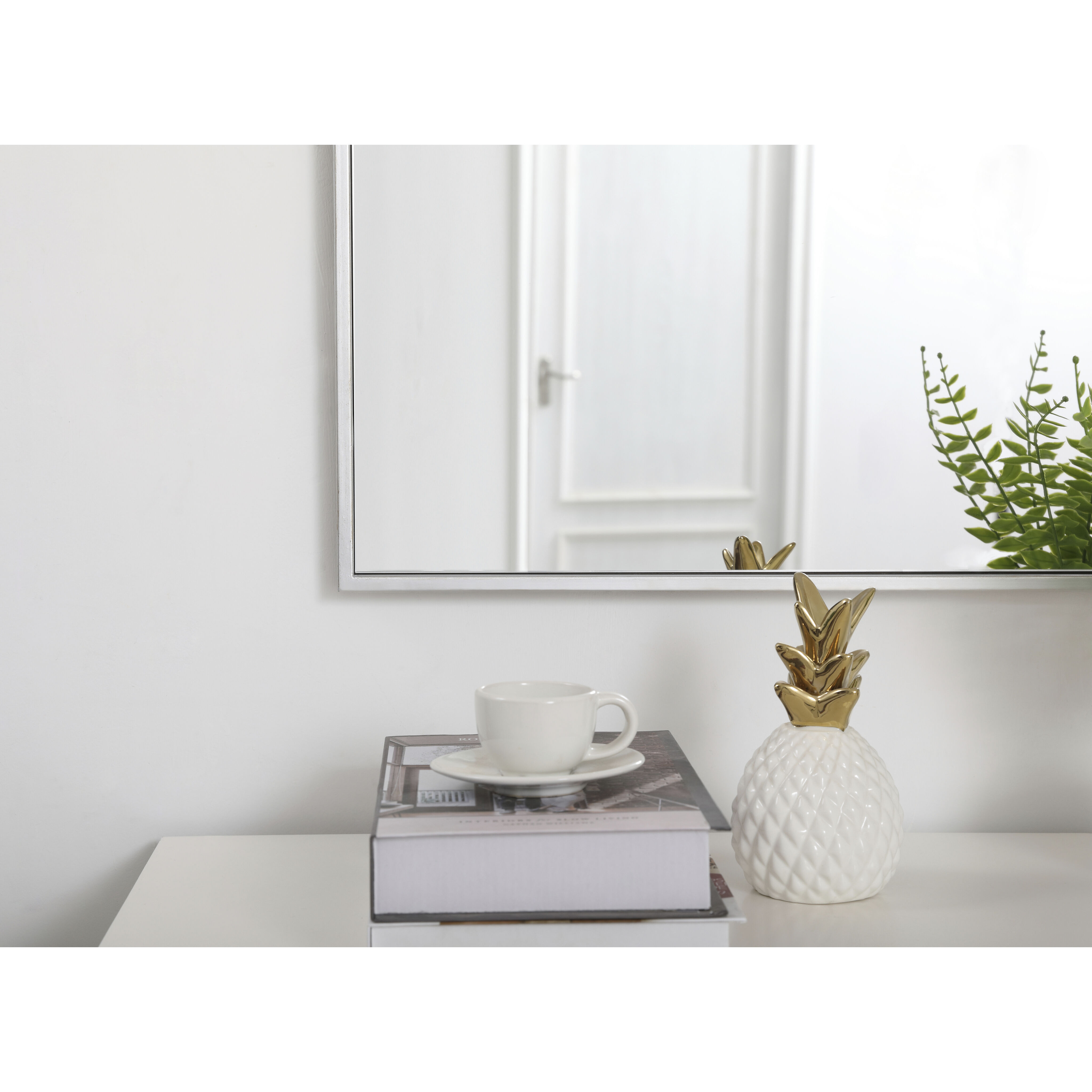 Monet 36 X 27 inch Silver Wall Mirror