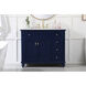 Otto 42 X 21 X 35 inch Blue Vanity Sink Set