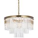 Sydney 9 Light 26 inch Satin Gold Chandelier Ceiling Light