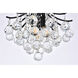 Toureg 3 Light 12 inch Black and Clear Pendant Ceiling Light