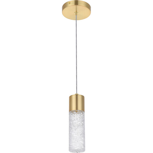 Constellation LED 5 inch Gold Pendant Ceiling Light