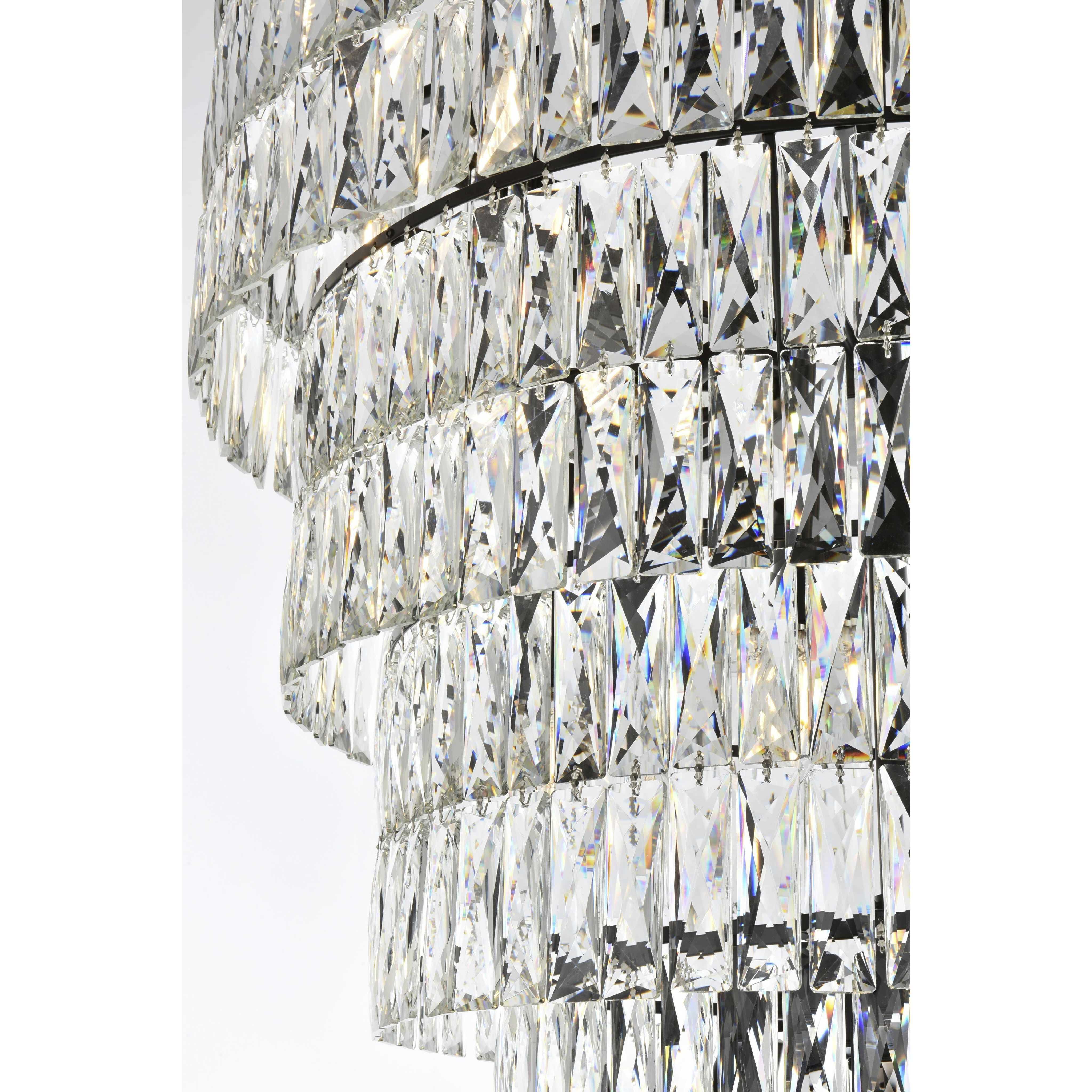 Josephine 41 Light 32 inch Black Chandelier Ceiling Light