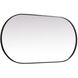 Asha 48 X 24 inch Black Mirror in 24 x 48