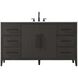 Millie 60 X 35 inch Mocha Brown Bathroom Vanity Cabinet