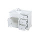 Franklin 42 X 22 X 35 inch White Bathroom Vanity Cabinet