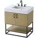 Caroline 30 X 34 inch Honey Brown Bathroom Vanity Cabinet