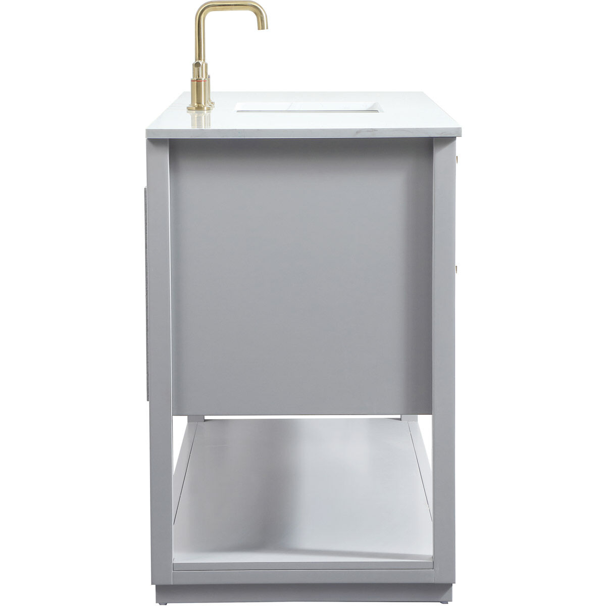 Larkin 60 X 22 X 34 inch Grey Vanity Sink Set