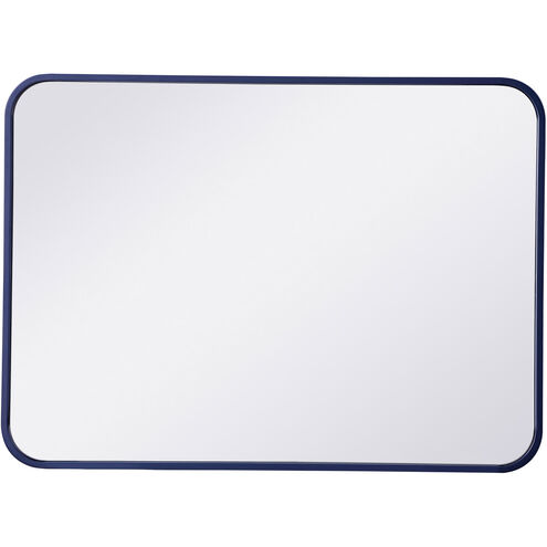 Evermore 30 X 22 inch Blue Mirror