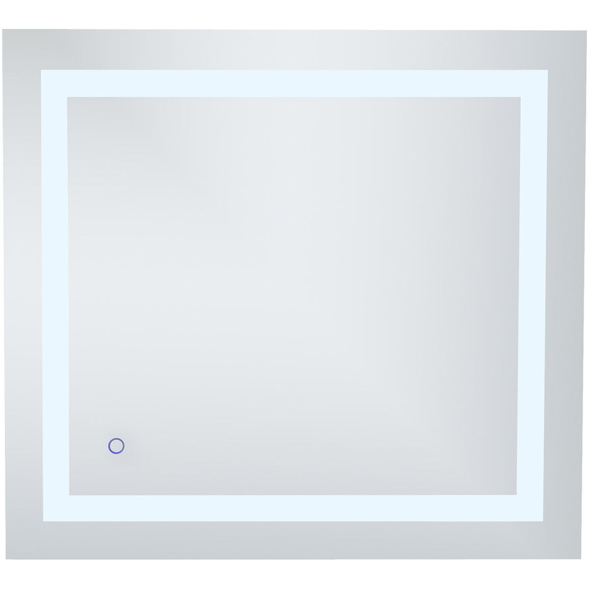 Helios 30 X 27 inch Silver Lighted Wall Mirror