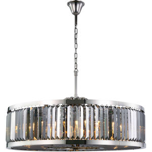 Chelsea 10 Light 44 inch Polished Nickel Chandelier Ceiling Light, Urban Classic