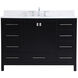 Irene 48 X 22 X 34 inch Black Vanity Sink Set