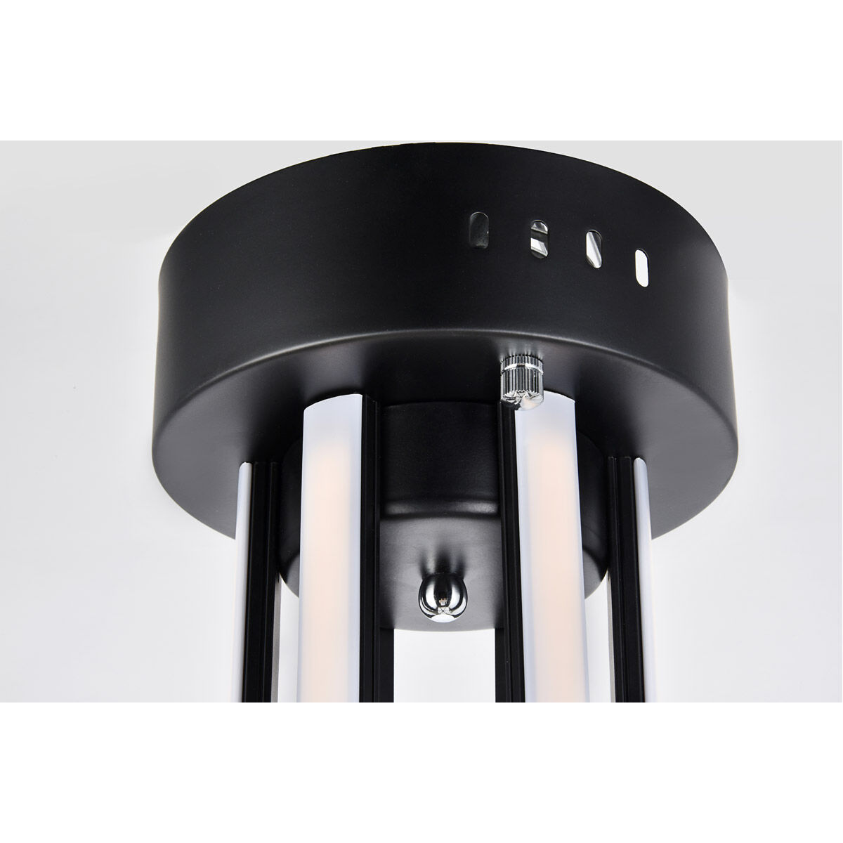 Dahlia LED 26.6 inch Black Flush Mount Ceiling Light
