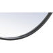 Eternity 28 X 28 inch Black Wall Mirror