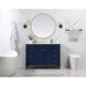 Bennett 48 X 21 X 35 inch Blue Vanity Sink Set