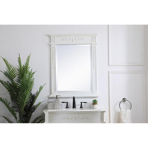 Lenora 36 X 28 inch Antique White Wall Mirror