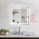 Riven 36 X 36 inch White LED Mirror