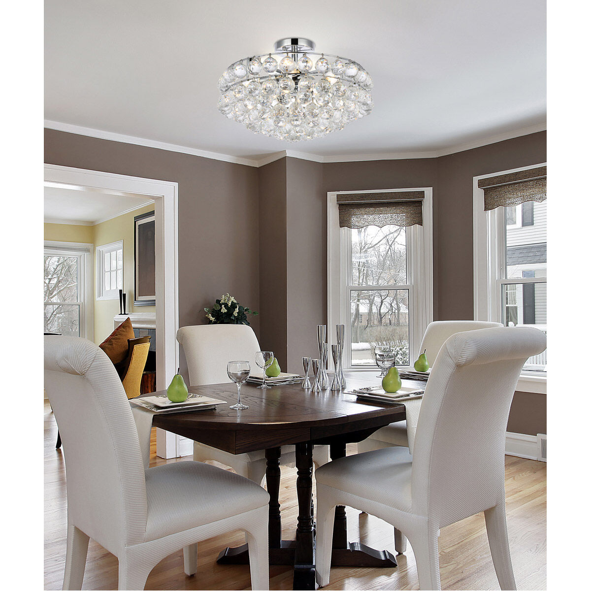 18 inch flush clearance mount ceiling light
